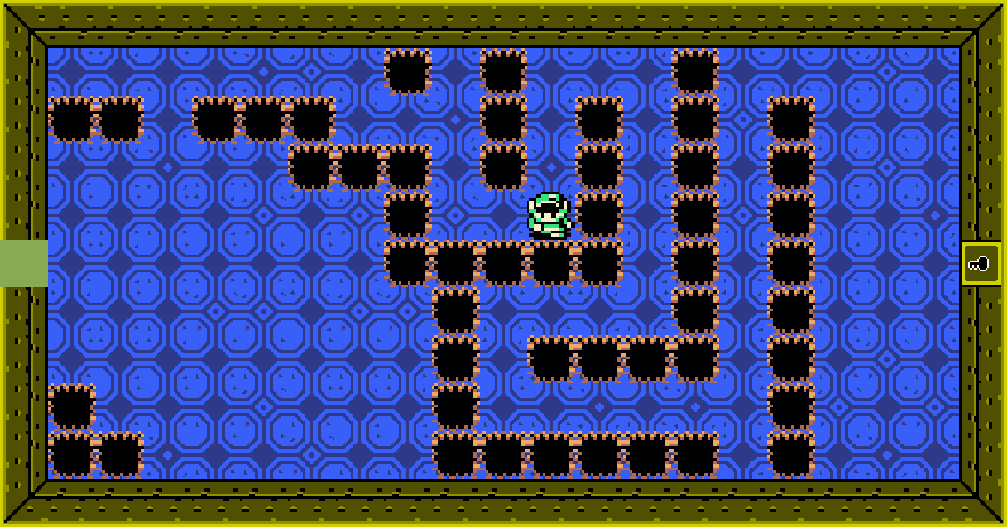 A room with many holes